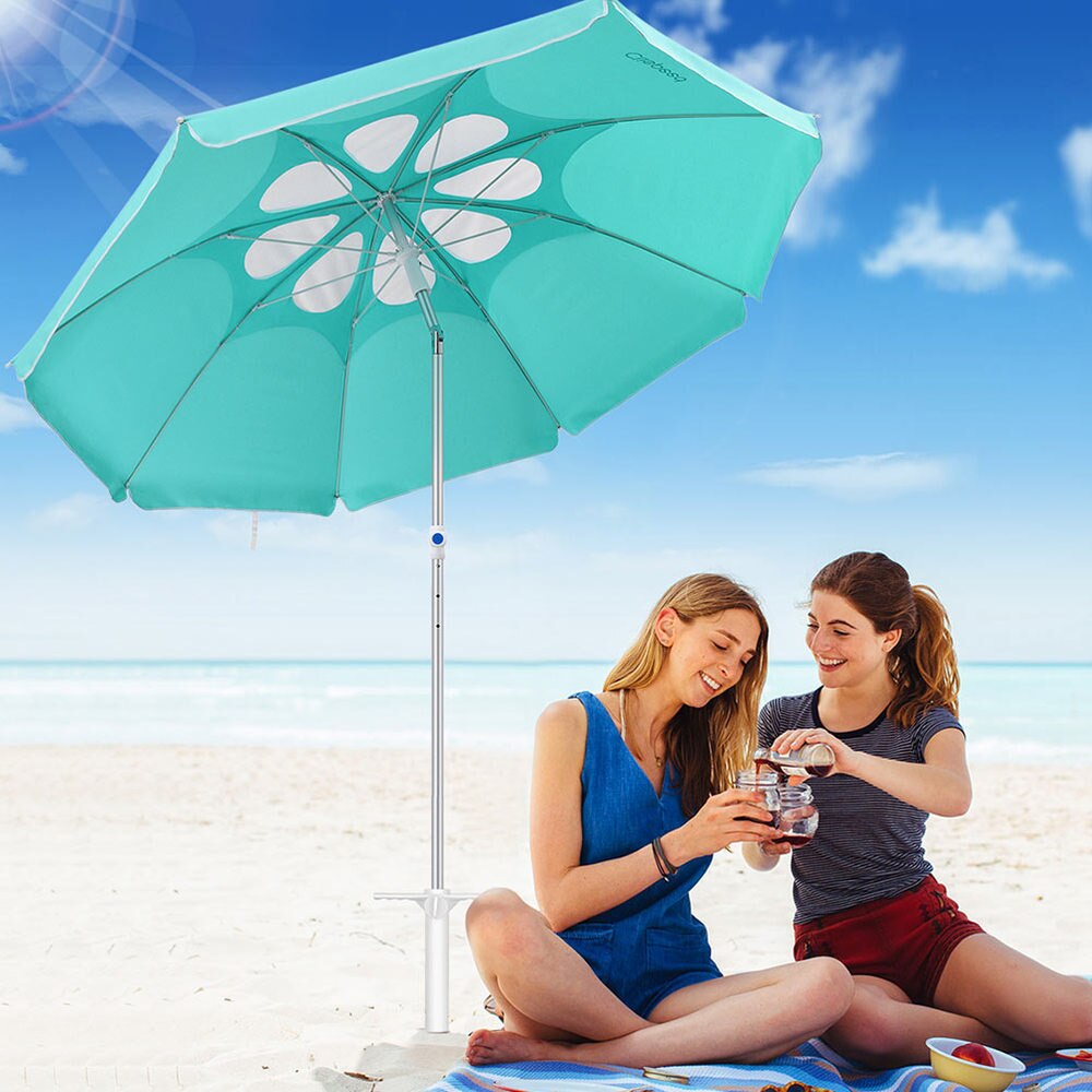 1 Pc Beach Umbrella Sand Anchor Sand Auger Plastic Sand Grabber Spike Auger