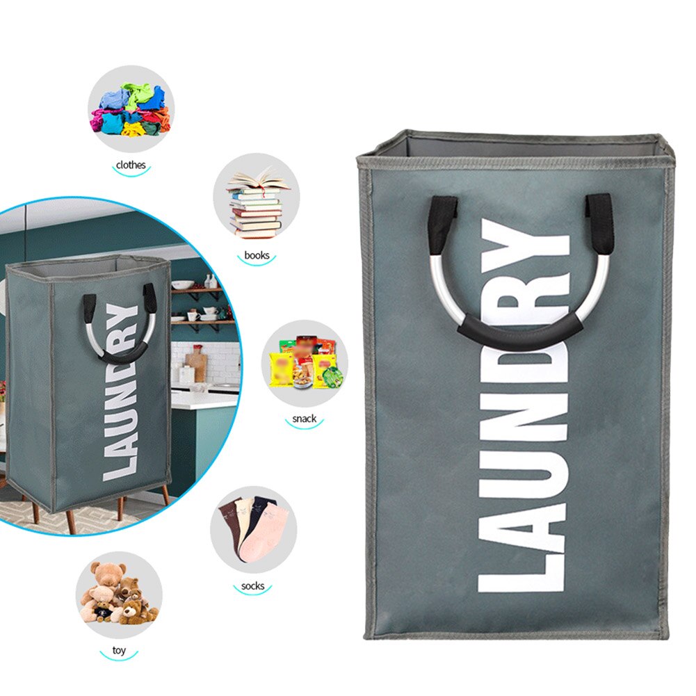 Organizer Dorm Room Laundry Hamper Portable Foldable With Handle Large Toys Storage Clothes Basket Bedroom Modern Self Standing
