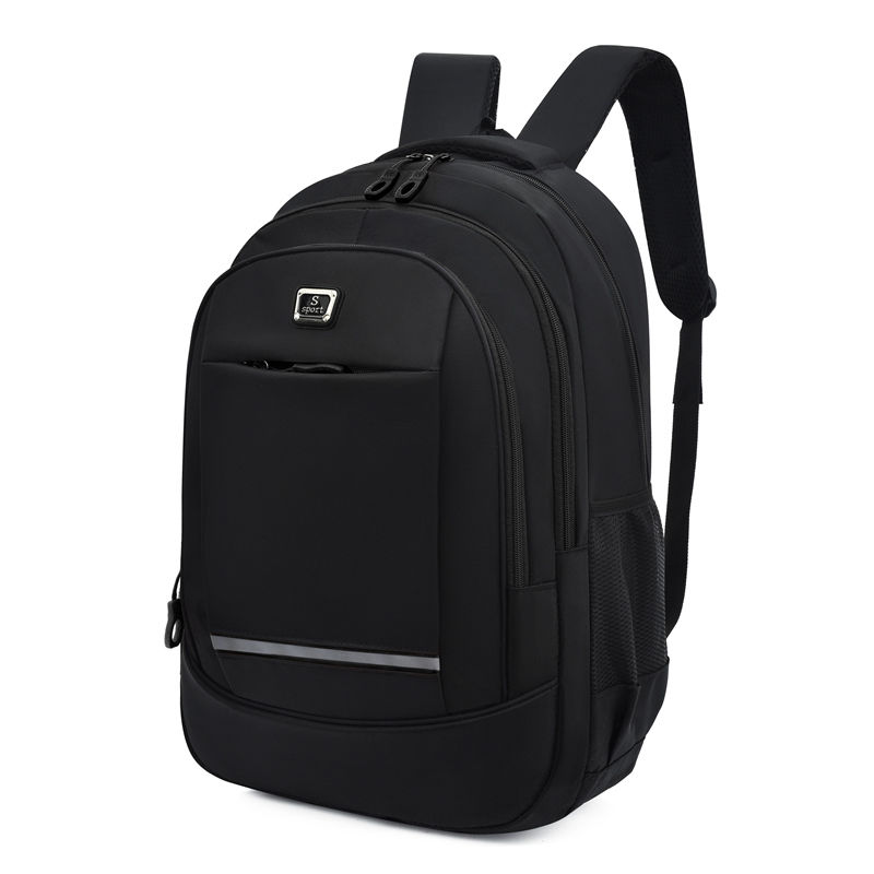 Mannelijke Oxford Rugzakken Laptop Tassen Voor Tiener Jongens Scholieren Casual Outdoor Reizen Grote Capaciteit Tas: Black