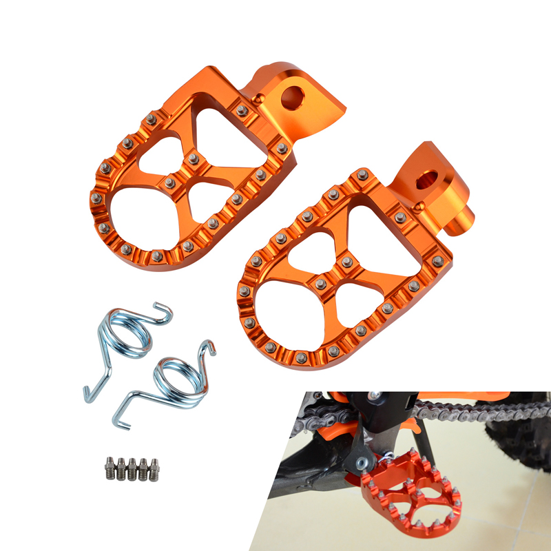 Växelfotspak fällbar spets fotpinnar resten baksatser fotstöd pedalsats för ktm 125 200 exc 250 350 450 505 sx-f 150 sx