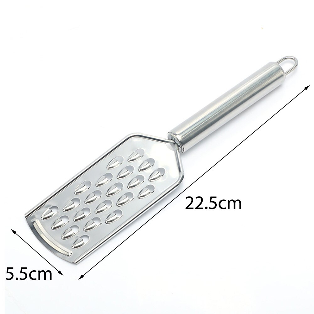 1PCS Stainless Steel Handheld Cheese Grater Multi-purpose Kitchen Food Graters for Cheese Chocolate Butter Fruit Vegetable: C