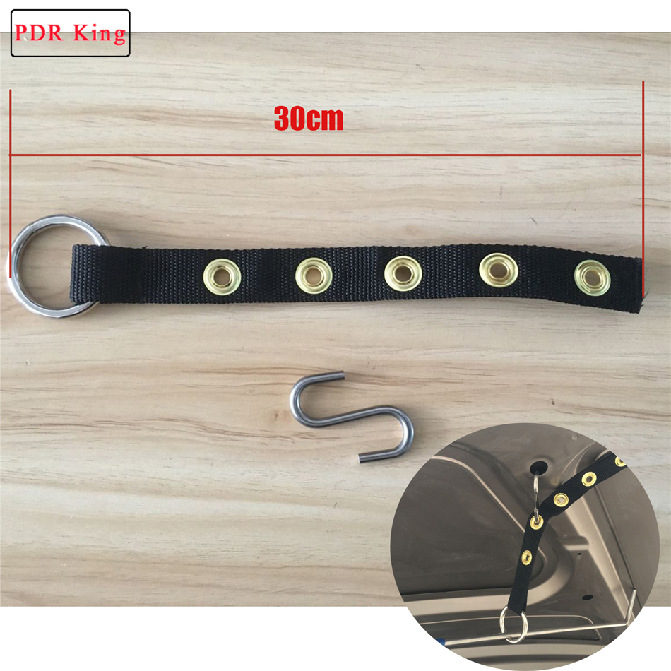 Verveloos deukreparatiegereedschap accessoire autodeukreparatiegereedschap Nylon bandgereedschap S-haakgereedschap autodeukreparatieset
