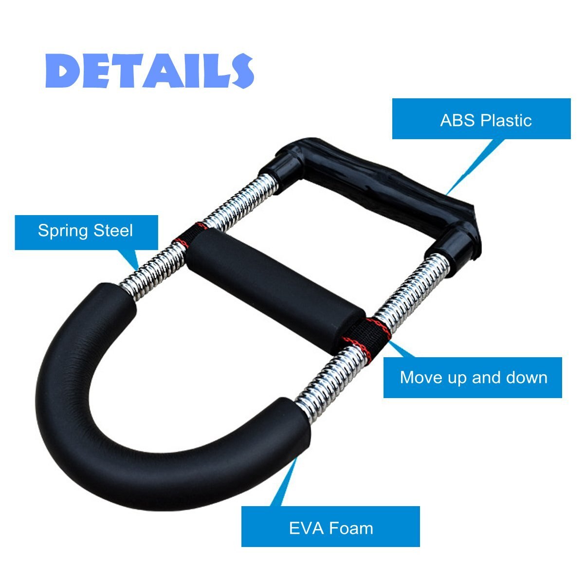 Hand Wrist Device Power Developer Strength Training Forearm Exercise Equipment Adjustable Hand Grip Exerciser Trainer Anti-slide