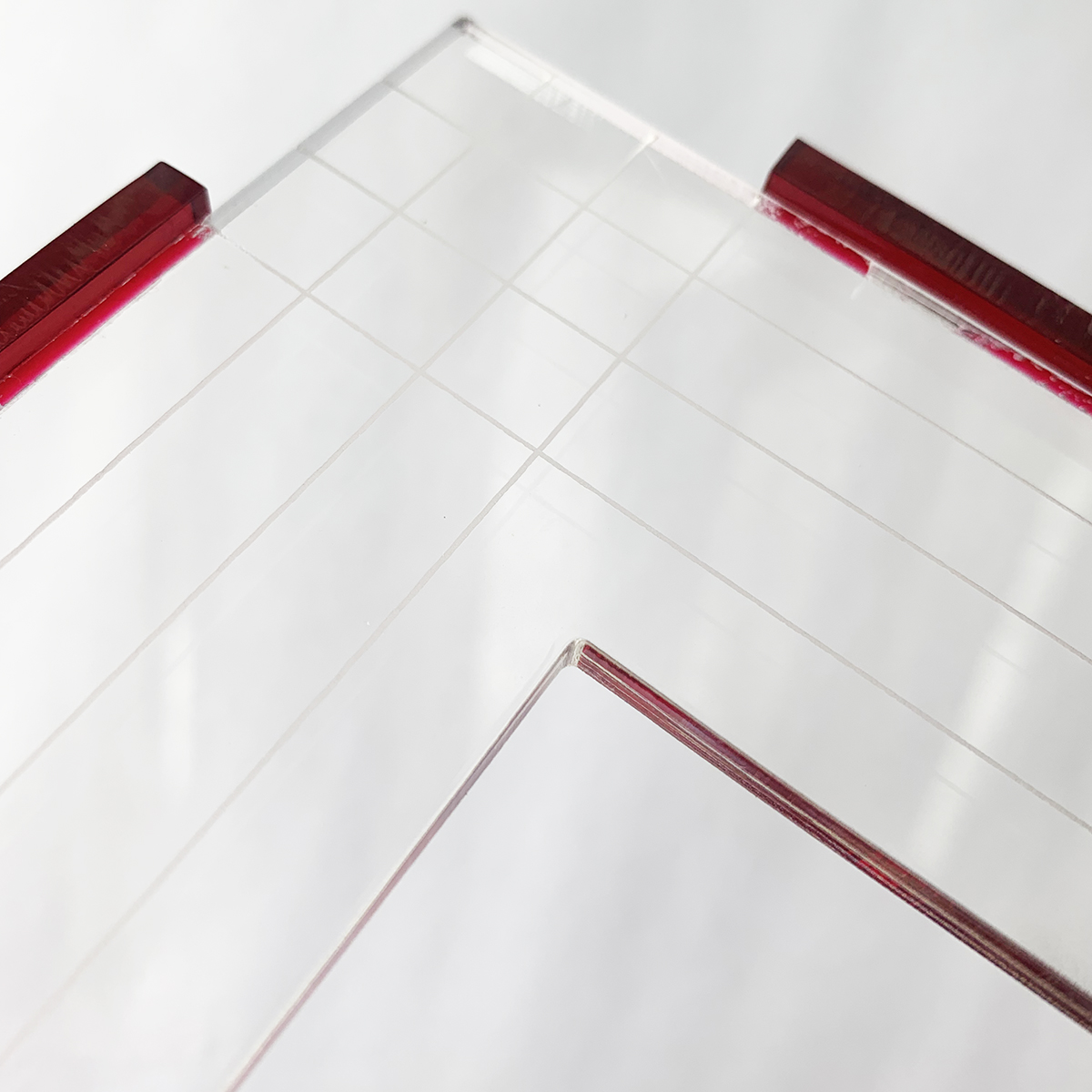 Gelplaat Positionering Liniaal