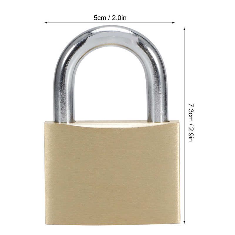 key lock Heavy Duty Outdoor Locker Lock Thick Multifunctional Security Safety Brass Padlock smart door lock