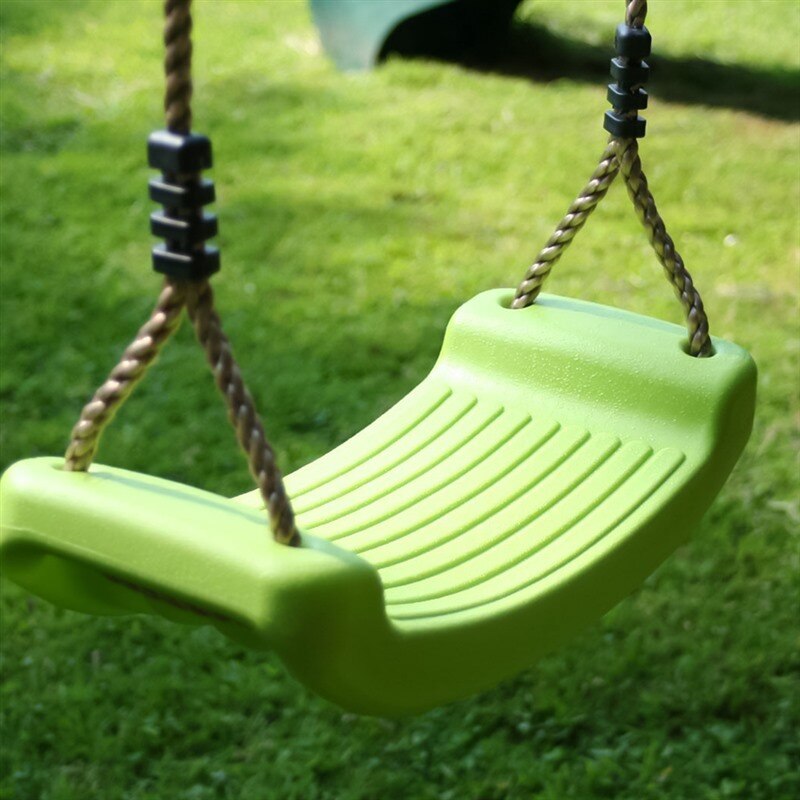 Hoogte Verstelbare Touwen Regenboog Kinderen Outdoor Swing Plastic Tuin Swing Kids Opknoping Seat Speelgoed Gebogen Boord Swing Stoel