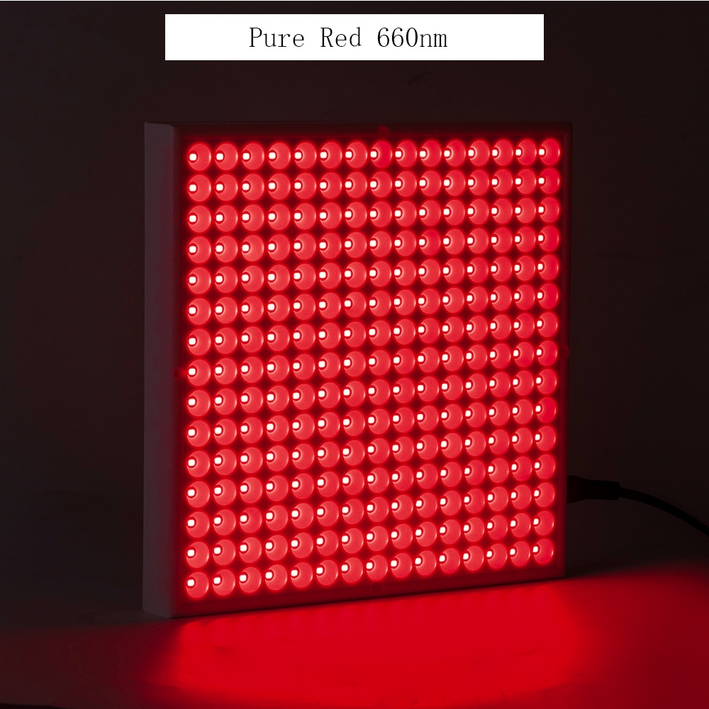 Switchable 45Watt Red Light Therapy Panel 660nm, 850nm Near Infrared Lamp Therapy for Skin and Pain Relief, Red Grow Light LED