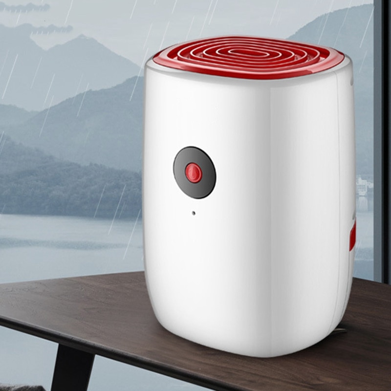 Déshumidificateur D'Air Mini USB Électrique - 500 Ml - Silencieux Pour Chambre, Placard, Bureau - Élimine Humidité Efficacement
