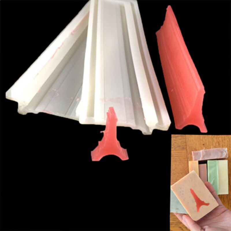 Round Heart Shape Silicone Soap Mold Pipe Tube Handmade Cake Baking Tool Soap Making Soap Mold: 14