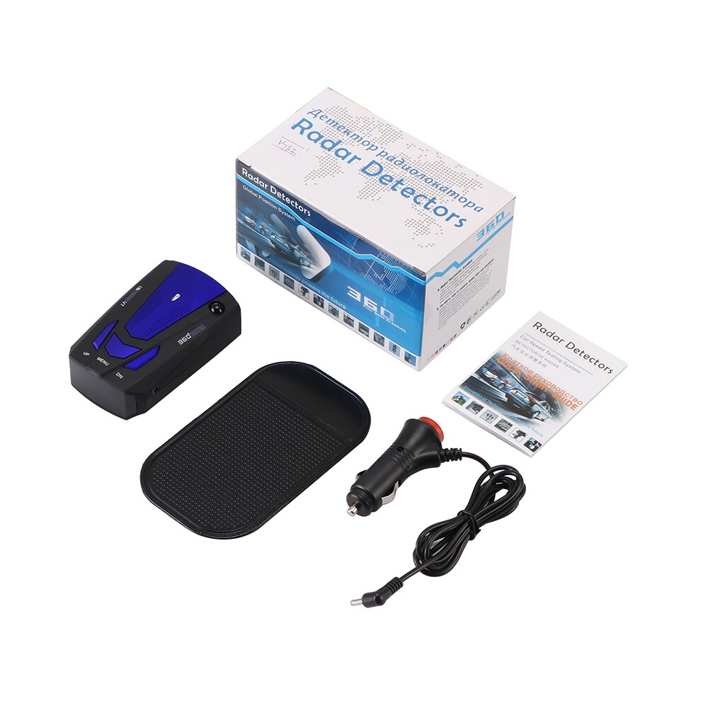 Allomn Radar Detectoren Led Eenvoudige Installatie Controle Voor Rusland Gps Auto Anti Radars Politie Speed Auto 2in1 Radar Detector