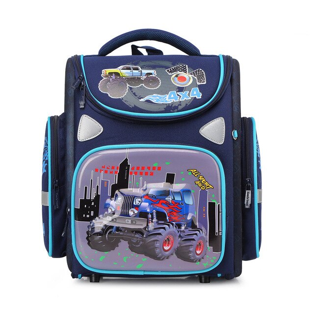 Orthopedische Schooltassen Voor Meisjes Cartoon Kat 3D Gevouwen Rugzakken Jongens Waterdichte Kinderen Schooltas Kids Mochila Escolar: cat