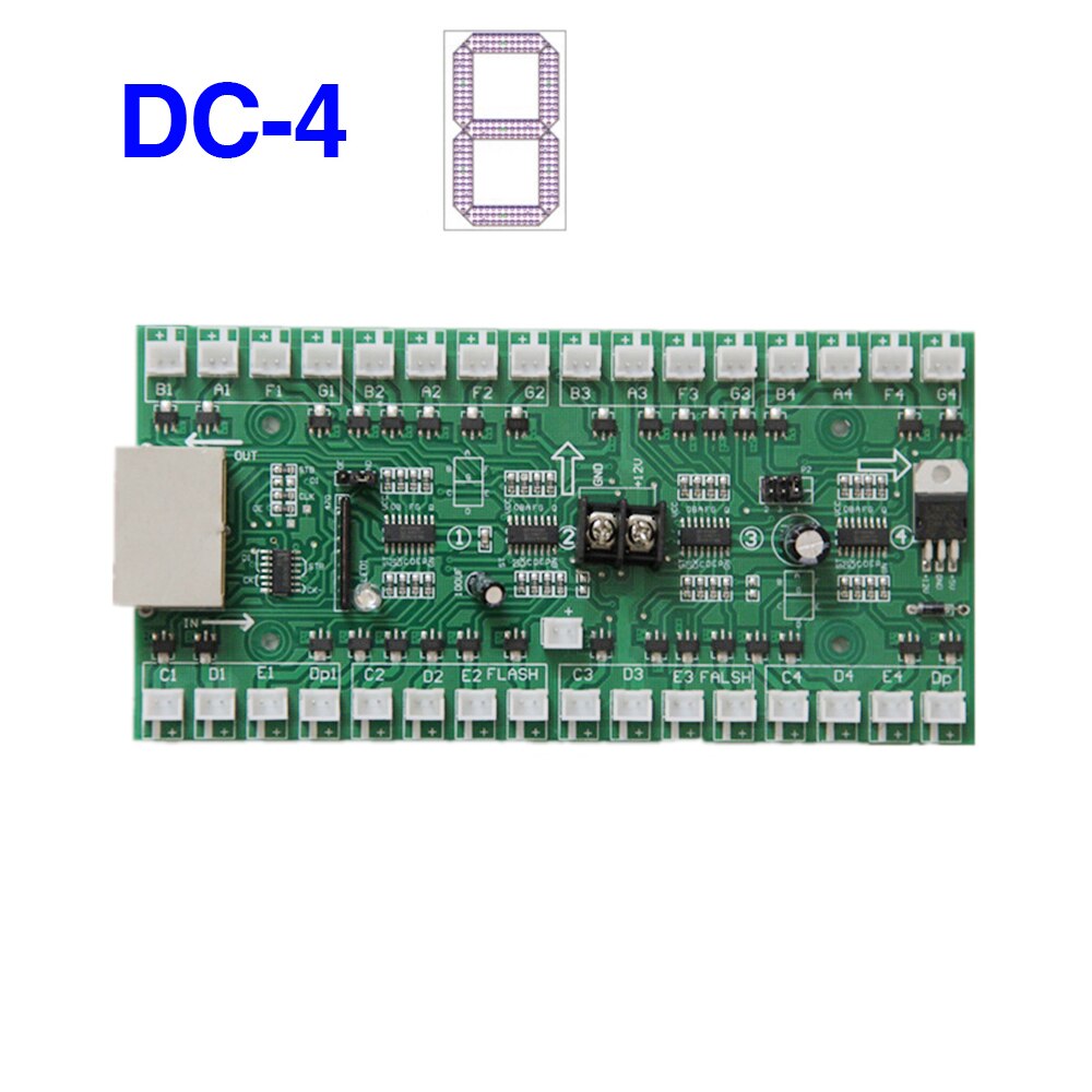 LED Display Drive Card Connect Use for 6" inch to 15" inch LED Digital Number, LED Module