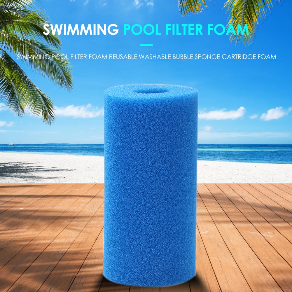 Filter swimmingpool filter til intex a type intex h  s1 type genanvendeligt vaskbart pool filter svamp pool cleanning accessori