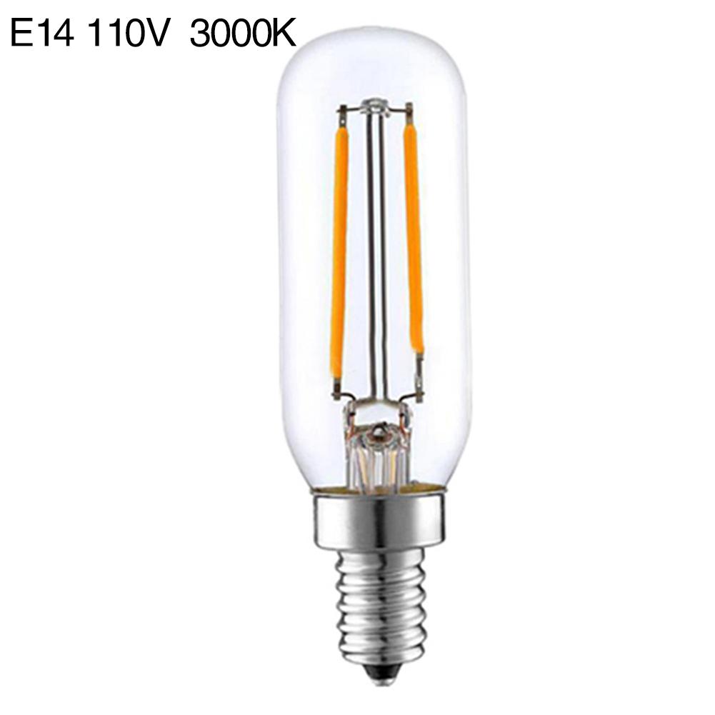 E14 Base LED Candelabra Light Bulbs 2W 110V Edison Filament Light Bulb Tubular Shape Bent Tip Incandescent Replacement: A