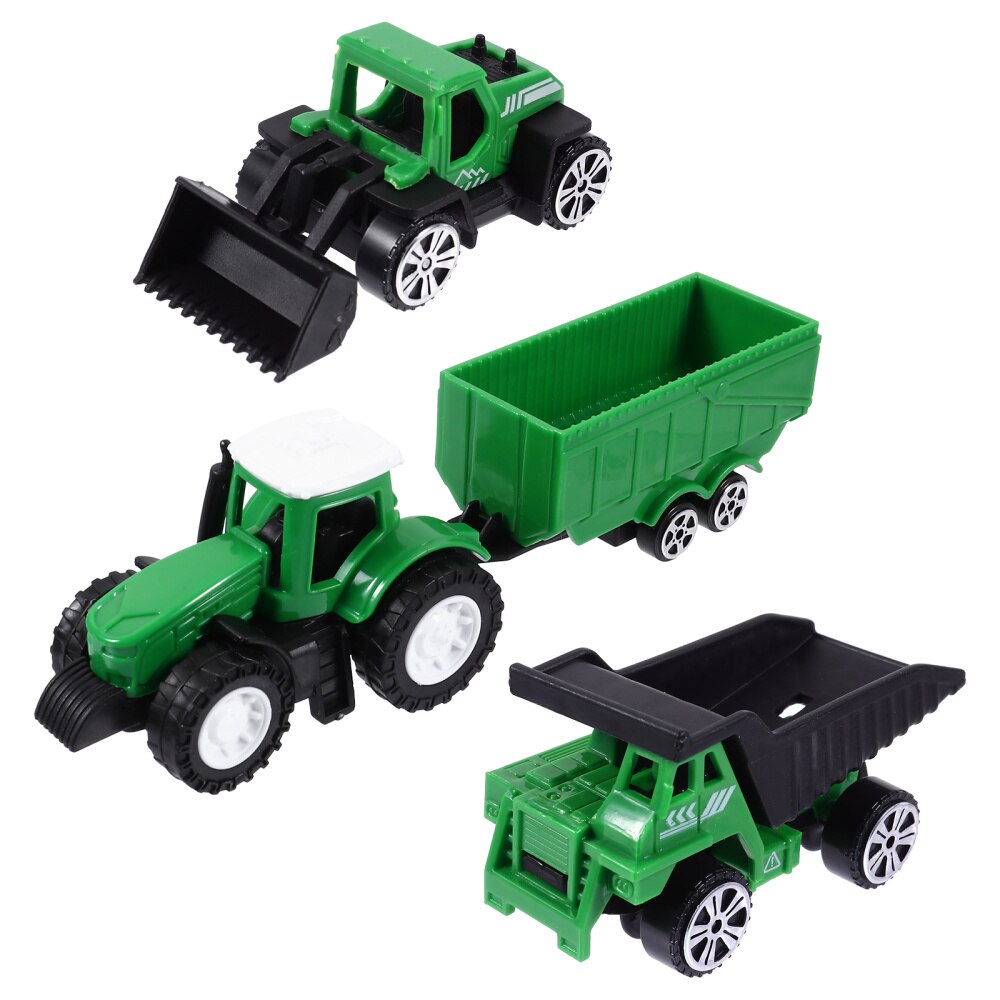 1 Set Techniek Auto Play Set Kids Bouw Vrachtwagens Kinderen: Green