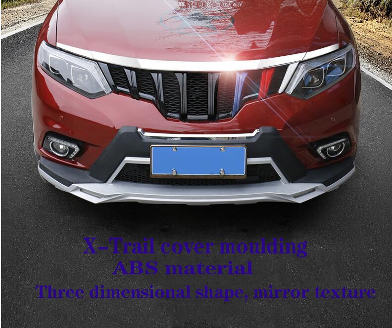 for 14 to19 Nissan X-Trail Front Bumper Bar Modification X-Trail Front Bumper Front Lip Trim