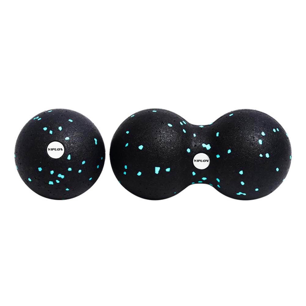 Peanut Ball Fascia Ball Set Training Deep Tissue Massage Ball Kit For Myofascial Release Lacrosse Ball Muscle Roller Massager: Blue