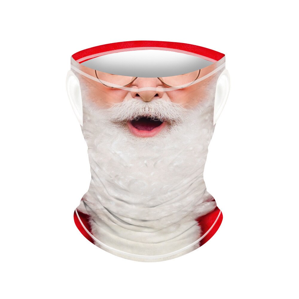 Kinderen printen stofdichte rijoren magische hoofdband multifunctionele kerstbaard sjaals ademende bandana's