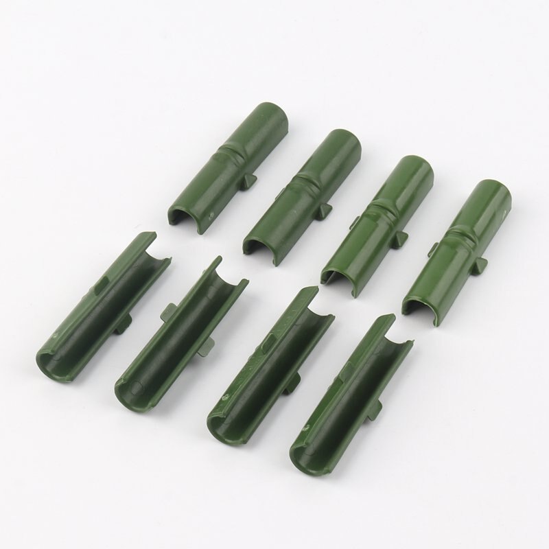 50 Stuks 8Mm Plastic Buis Fasten Klem Kas Film Clip Zeil Insect Netto Parasol Netto Attachment Clip Schaduw netto Fixing Gereedschap