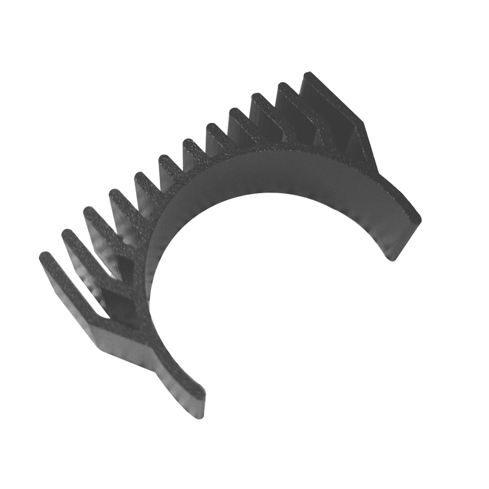 For Creality K1 K1C K1 Max Extruder Motor Cooling Heat Sink For Other Extruders Equipped With Similar Motor Voron Ender 3 V3: 1.5mm / black