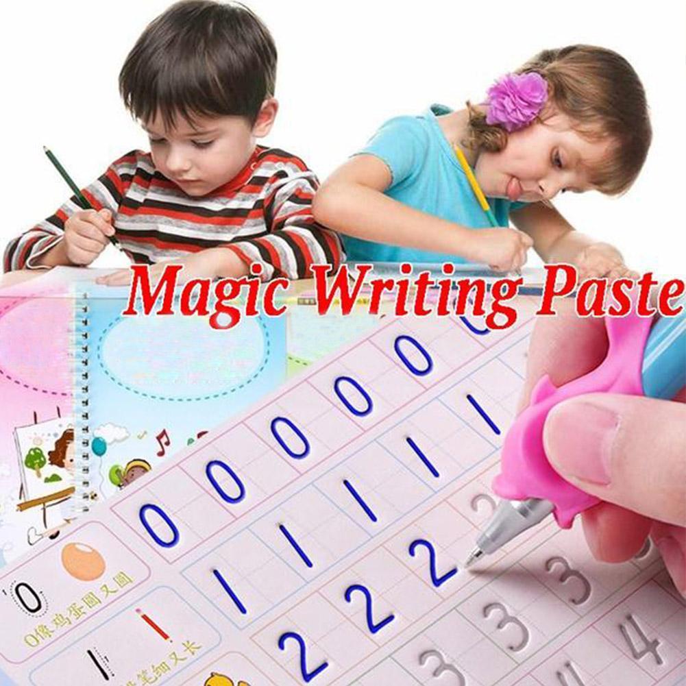 Writing Stickers Groove Copybook Preschool Kindergarten Hard Letter Handwriting Pen Set Calligraphic Practice Copyboo