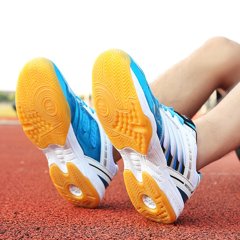 Atmungsaktive Herren Badminton Schuhe Berufs Tischtennis Schuhe Frauen Männer Tennis Sneakes Licht Gewicht Badminton Turnschuhe Paare
