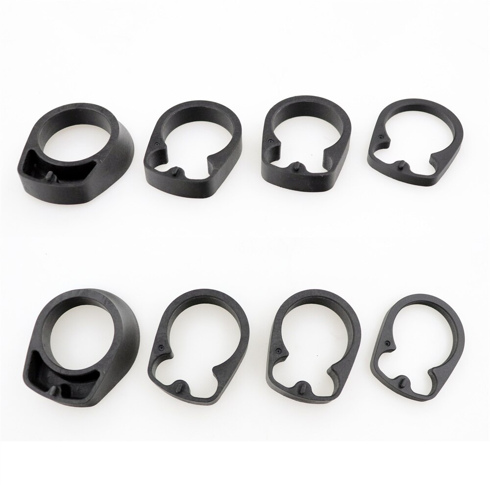 4Pcs Racefiets Fiets Stuurpen Stuur Spacer Set Voor De Een 1-1/8(28.6Mm) vork Geïntegreerde Stuur Headset Wasmachine Accessoires