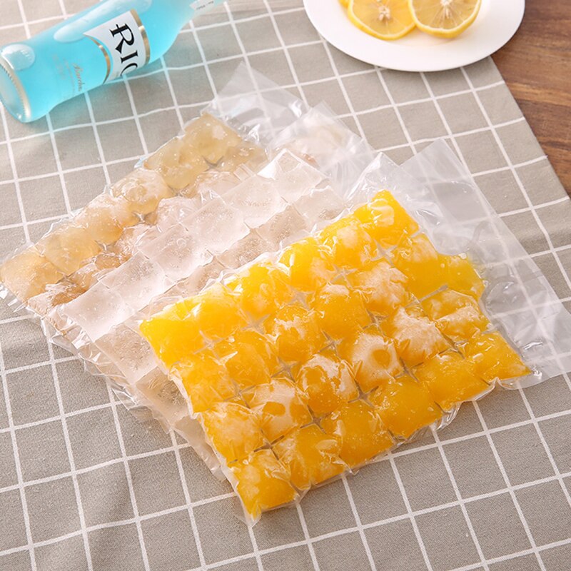 Bolsas de molde para cubitos de hielo desechables, molde para congelador, bolsas de PE, accesorios de cocina, DIY, 50/100/200 Uds.