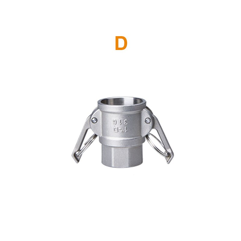 Attacco Rapido Camlock Tipo C In Acciaio Inox 316 | Femmina X Maschio Barb | DN20 G3/4