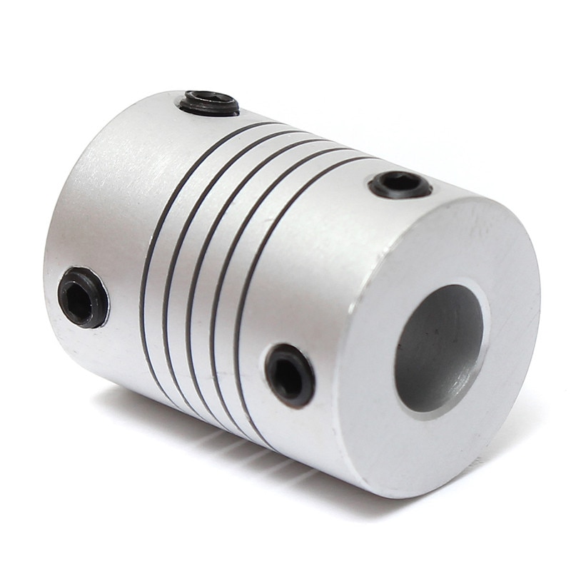 Duurzaam 8mm x 8mm Aluminium Flexibele Askoppeling OD19mm x L25mm CNC Stappenmotor Koppeling Connector