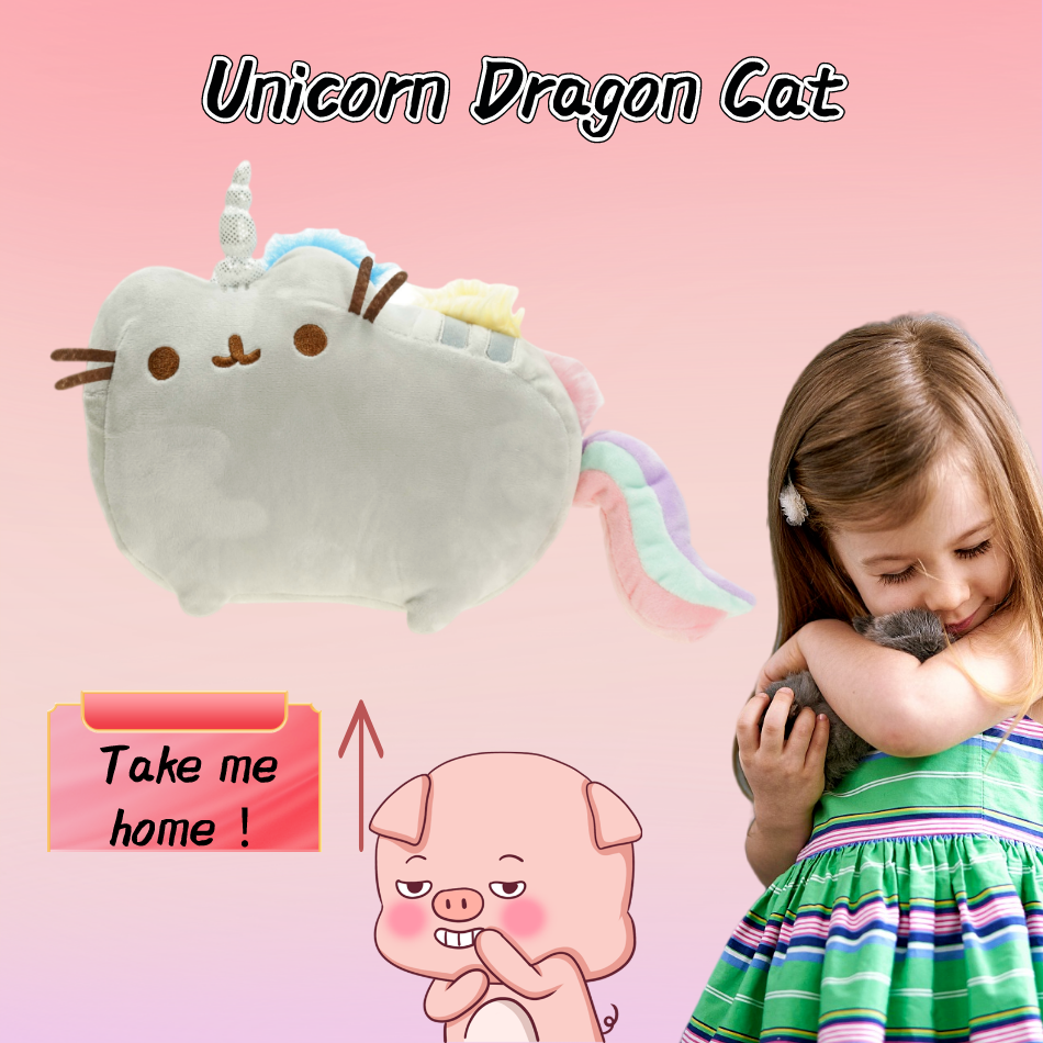 15CM juguete de peluche Donut unicornio Kawaii Ángel gato dibujos animados relleno de felpa Animal muñeca patatas fritas helado Pizza gato para niños