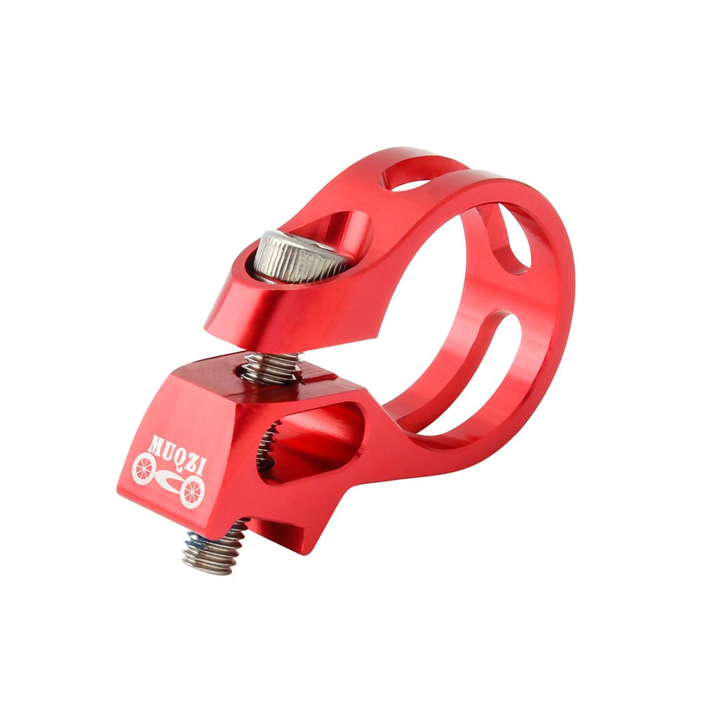 Aluminium Mountainbike Shifter Trigger Clamp Fiets Voorderailleur Clip Lock Remhendel Vaste Ring Fietsen Onderdelen: Rood