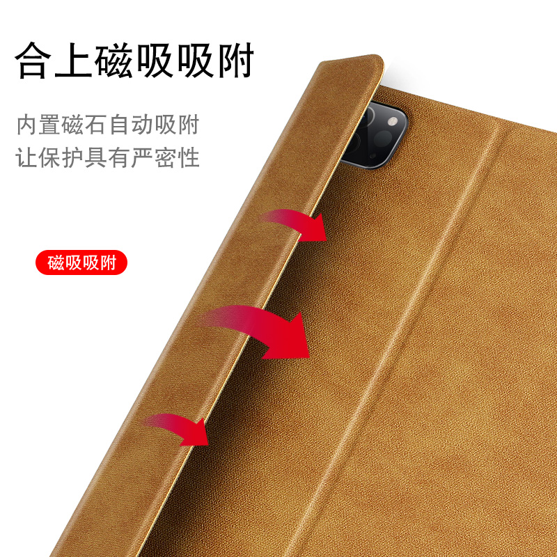 AJIUYU – coque de clavier pour iPad Pro 12.9, pouces, 4e étui de tablette sans fil Bluetooth, housse intelligente pour iPad Pro 12.9
