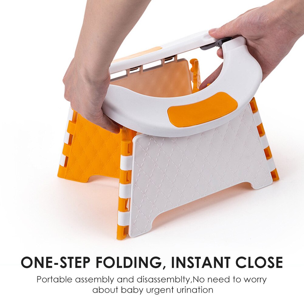 Toilet Car Mobile Folding Toilet Portable No-clean Children's Bedpan Urinal