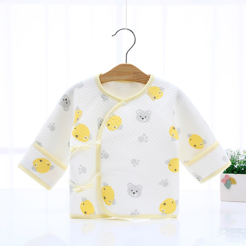 Inverno roupas de bebê topos algodão recém-nascido roupa interior t-shirts para bebês quente bebê menino roupas de outono bebê meninas roupa interior: yellow / 52 fit Newborn