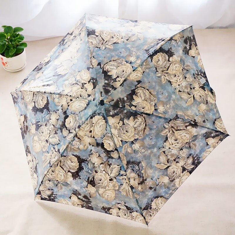 Yada mini bloemenpatroon opvouwbare paraplu regen dames merk paraplu dames pocket charms kinderparaplu's  ys128: A