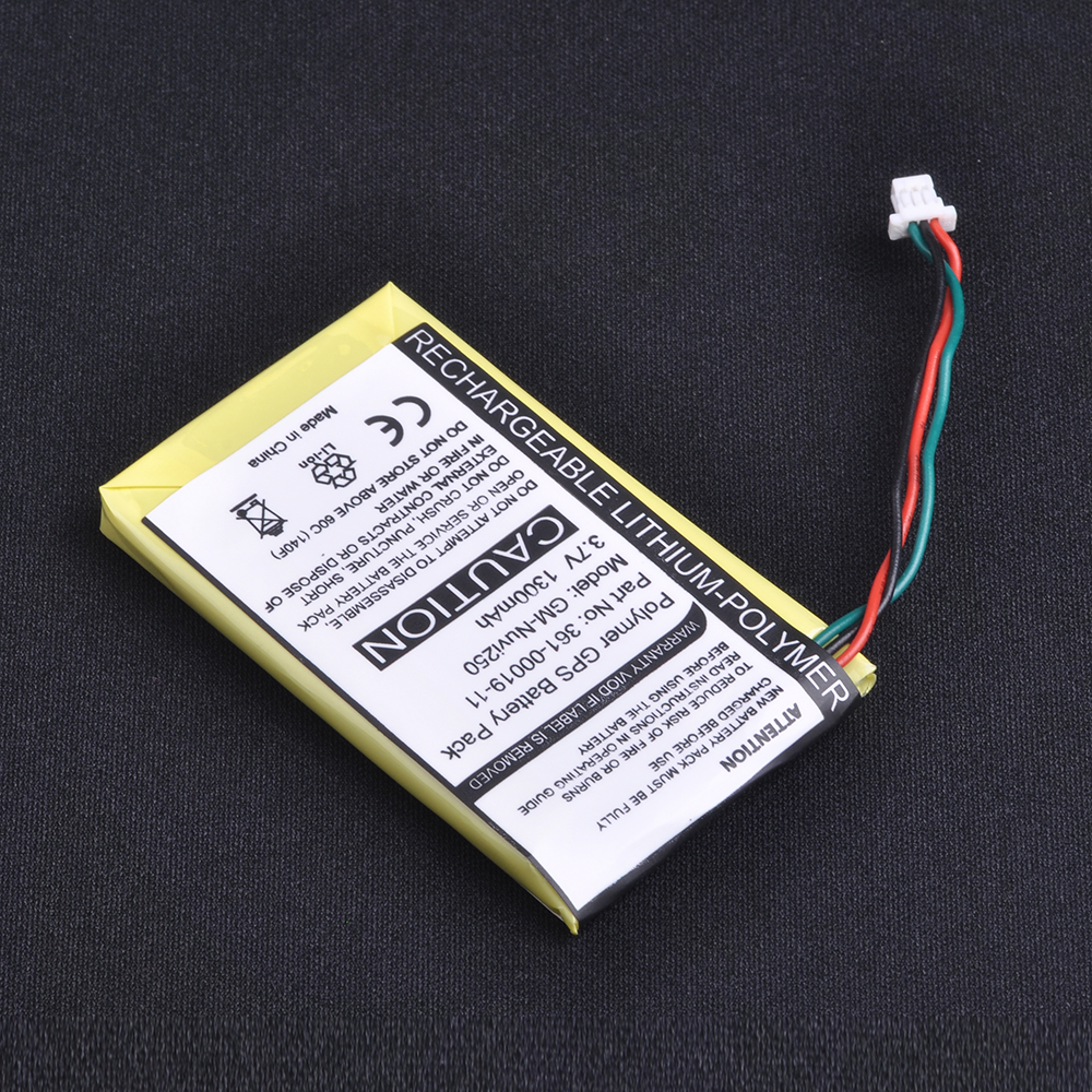 1pcs 1300mAh 3.7V GPS Battery for Garmin Nuvi 200, 200W, 205, 205W 205WT, 250 252w, 265w