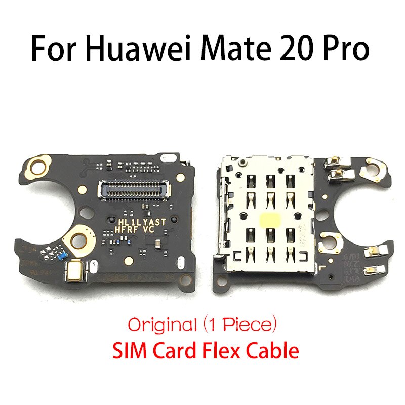 pour Huawei Mate 10 20 P20 P30 Pro carte SIM/SD lecteur de carte carte de Conecction avec Microphone câble flexible: Mate20 Pro Sim