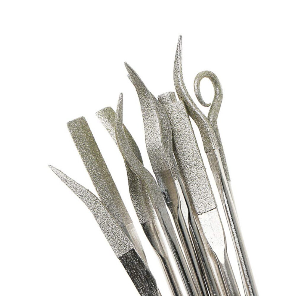 Diamond File Set / Alloy File / Diamond Tool Abrasives / Special Shaped Shaping File 3 * 140mm