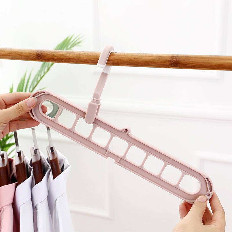 Home Storage Organization Clothes Hanger Drying Rack Plastic Scarf Clothes Hangers Storage Racks Wardrobe Storage Hanger