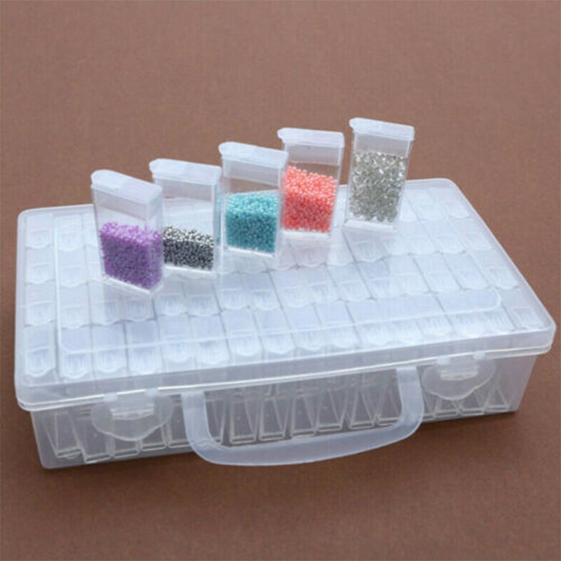 64 Grids Diamond Embroidery Storage Box 5D Diamond Painting Organizer Case