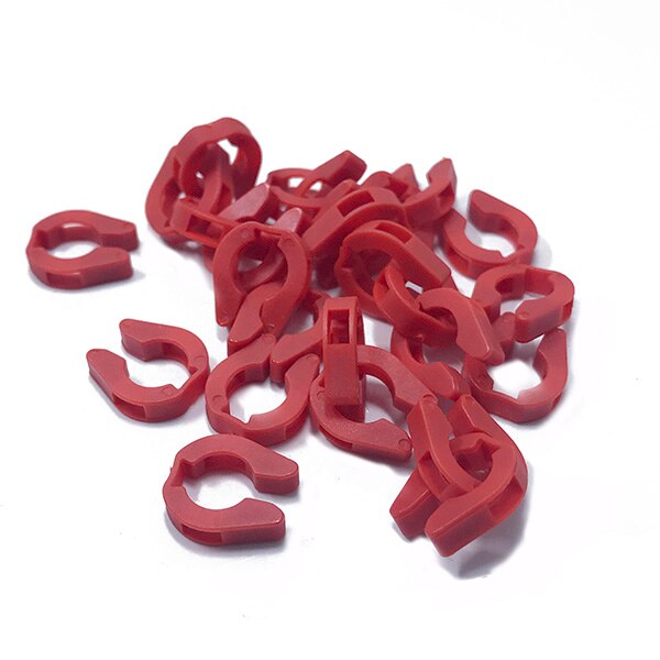 20 Pcs Brandstof Injector Plastic Cap 32007 Voor IWP127 Ford Fiesta IWP143 Renault IWP064 Fiat: Rood