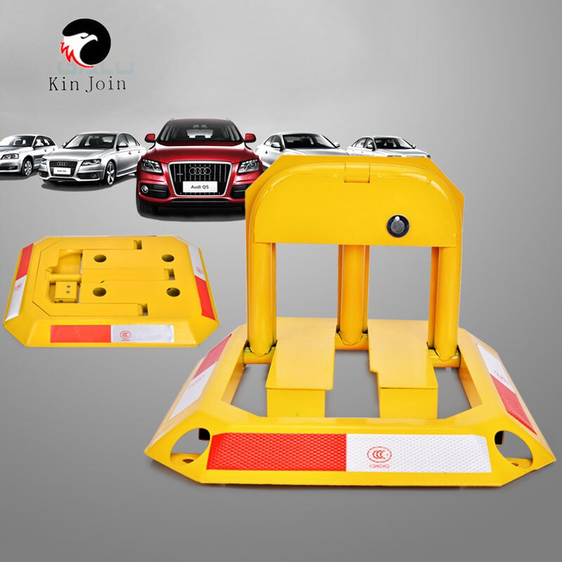 Achteck Stahl Auto Parkplatz Blocker, Auto Parkplatz Barriere, Manuelle Parkplatz Schloss Poller Post