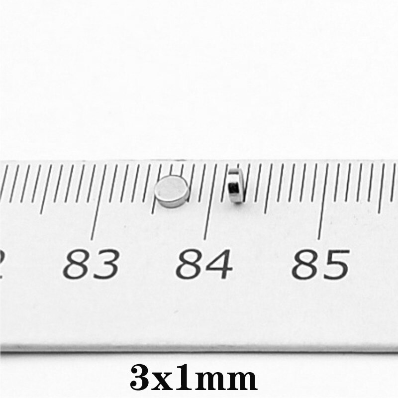 Magnete 3x1 mm Neodym Disc kleine Starke Dünne Runde Craft Magnet 3mm Dia x 1mm 