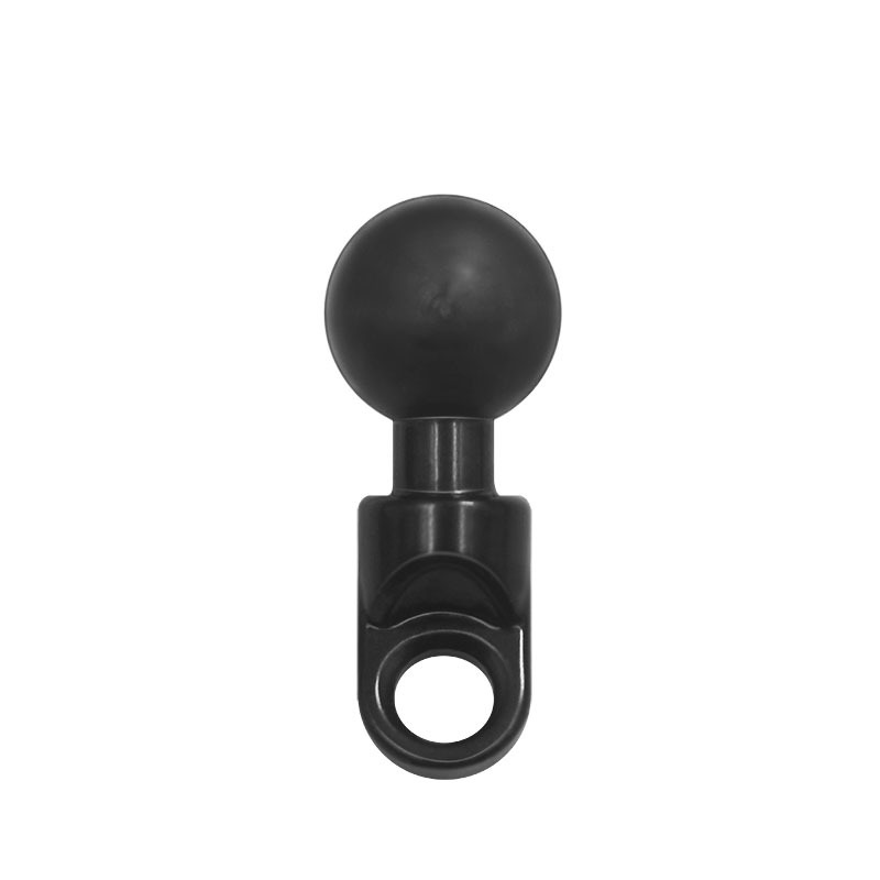 Bola de 1 pulgadas para reposacabezas de coche, soporte para GPS con cabeza de bola, Base de 10mm para motocicleta GoPro Yi Insta360, accesorios para teléfono con cámara: Color gris