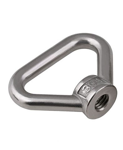 10 stücke viel 304 Edelstahl M5/M6/M8/M10/M12 Auge Mutter Marine Heben auge mutter Ring Mutter Schleife Loch für Kabel Seil Heben: M10 (2PCS a lot) / Triangle