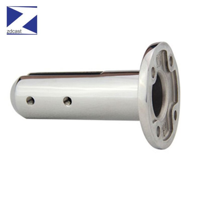 Balustrade de balcon rond en acier inoxydable | Miroir 316 clôture de piscine, bec de verre