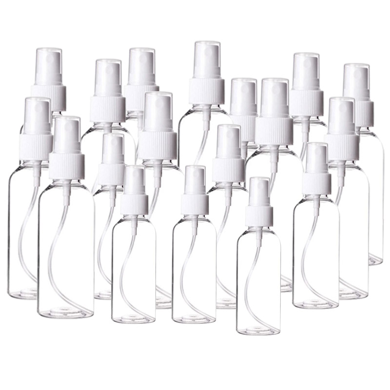20/30/50 stücke 30/50/60/100ml durchsichtige Plastik flasche Parfüm zerstäuber leere Sprüh flasche giftige nachfüllbare Flaschen Reise flaschen