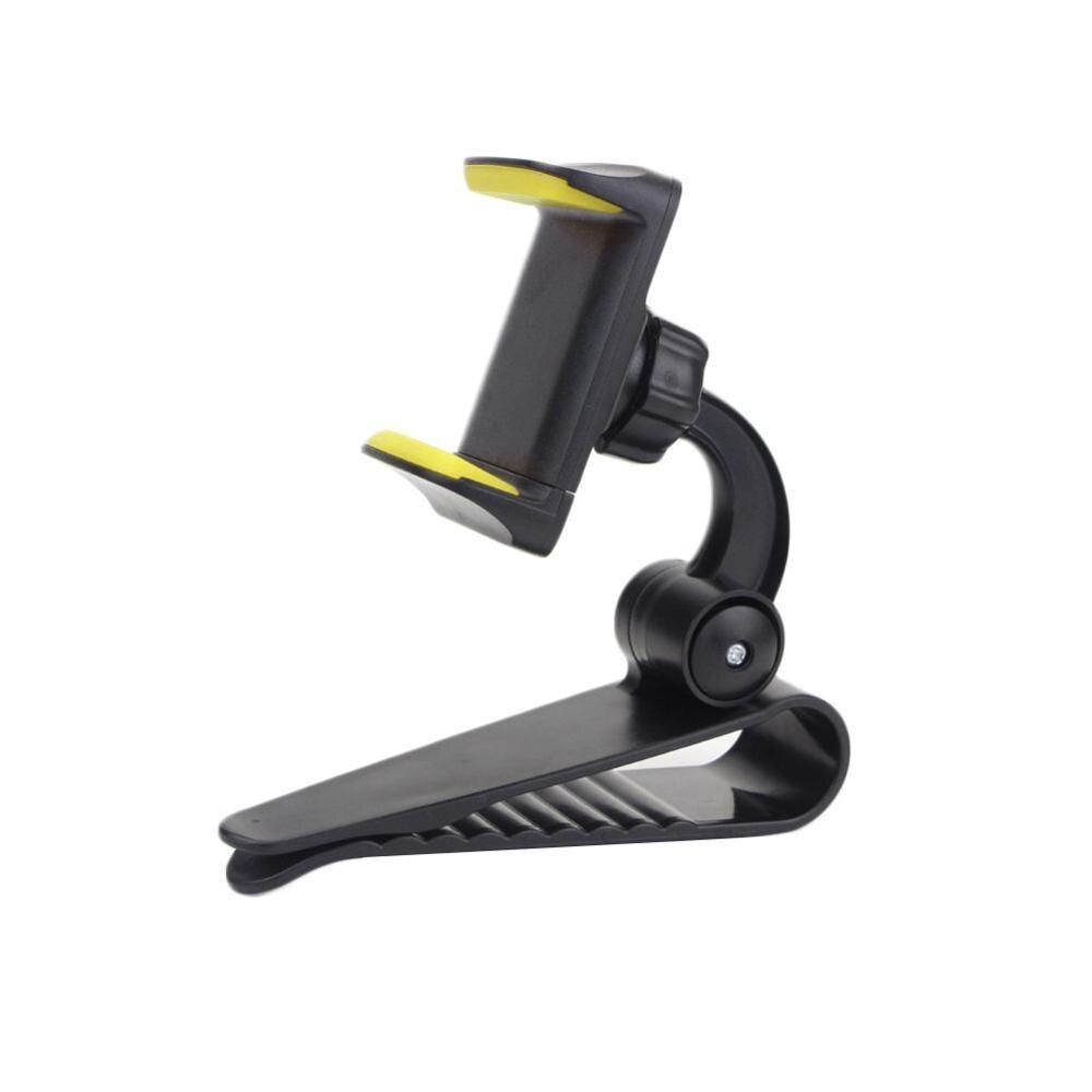 Innovatieve Universele Veilig Zonneklep Auto Telefoon Houder Handl Installeren ZY0209 Op Telefoon Navigatie Houder Clip Spiegel Voor Mobiele M2S1: black