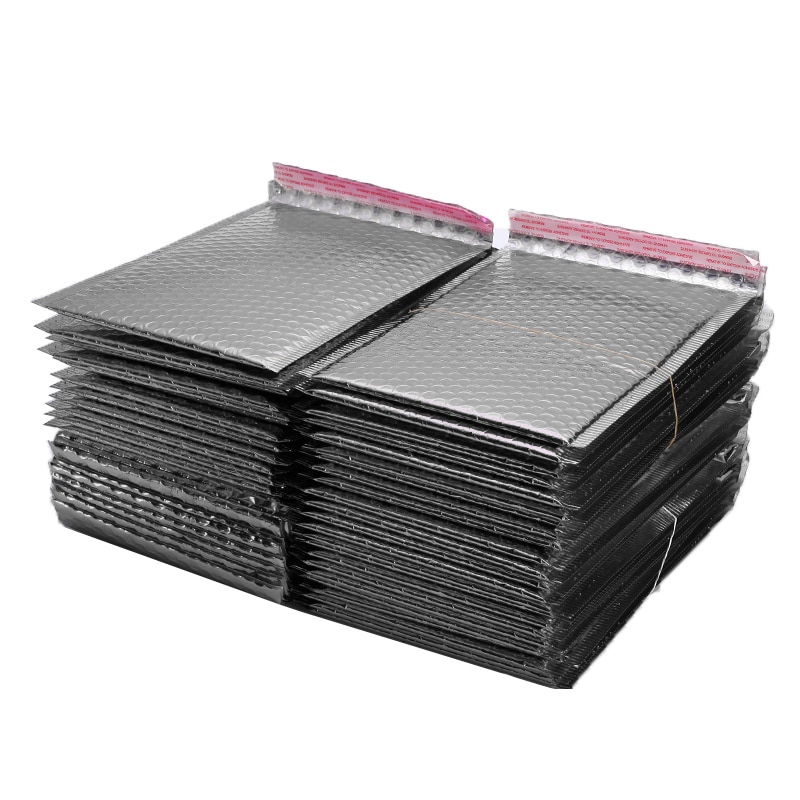 10/50 sztuk folii aluminiowej z pianki koperta, samoprzylepny, Mailers wyściełane koperty wysyłkowe z bańka ogólne torby jasny kolory gorący